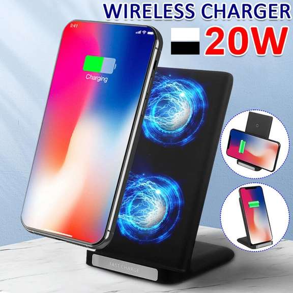 20W Qi Wireless Charger Phone Holder Stand