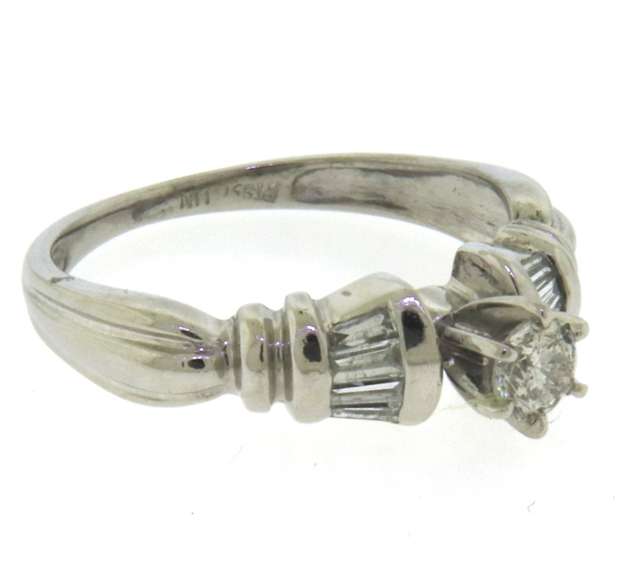 Favorite Platinum appx .50cts  Diamond Ring