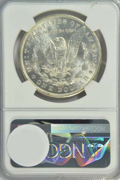 Very Choice BU 1898-O Morgan Silver Dollar. NGC MS63