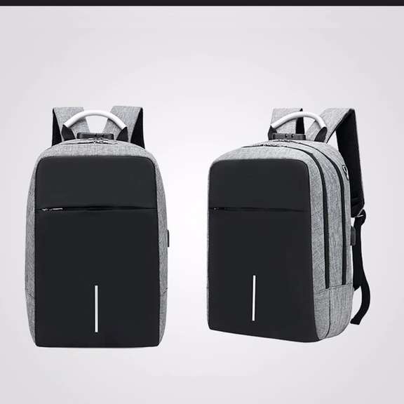 Men Backpack With USB Port