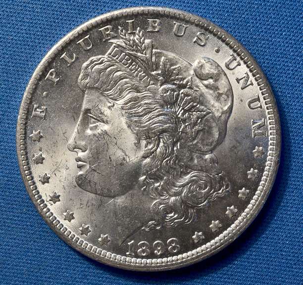 1898-O B U MORGAN DOLLAR