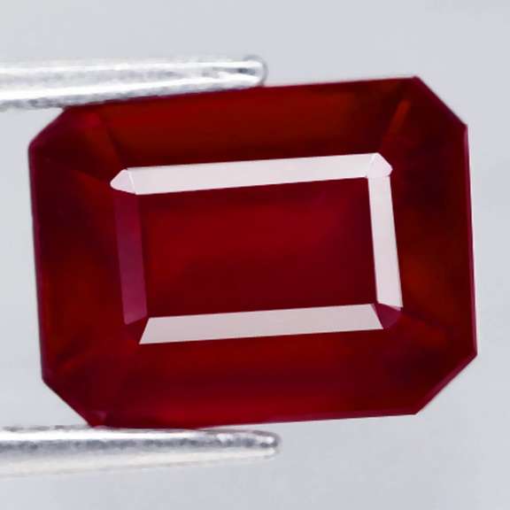 Eye catching 3.43ct rich blood red Ruby