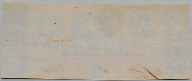 CH CU $ 10 1862 State Of Georgia Note