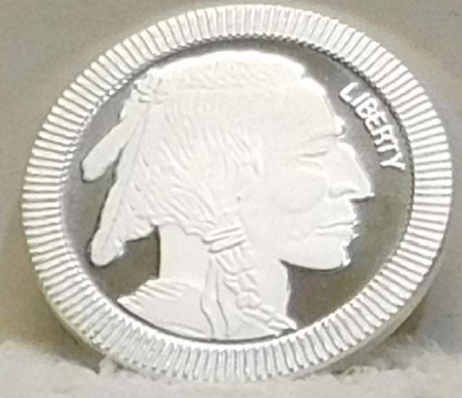 Oz Silver PROOF Round - Ind/Buff