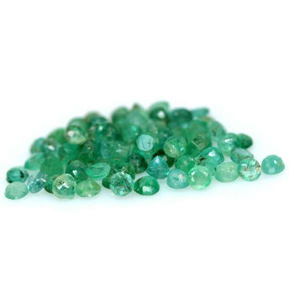 Emerald green 4.15ct 126pc Emerald set