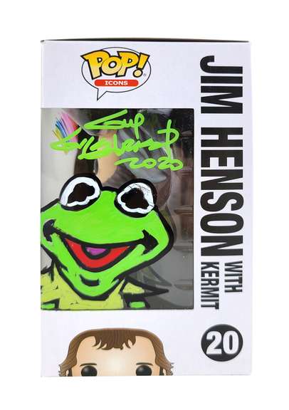 Guy Gilchrist Signed Funko Pop Kermit Jim Henson w Art Sketch ACOA