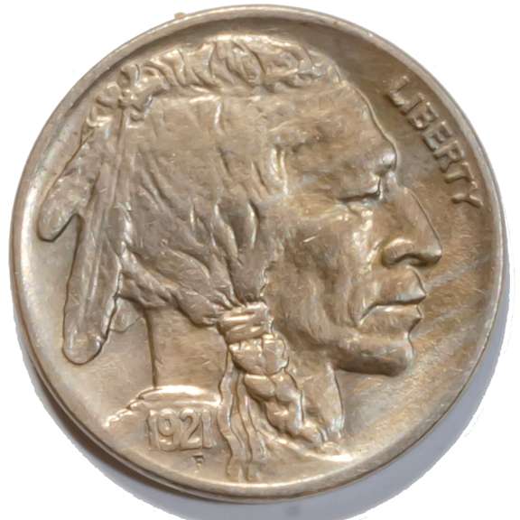 1921 Very Very Near Unc Buffalo Nickel