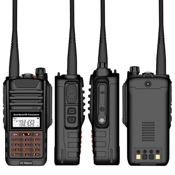15W IP68 Waterproof Walkie Talkie 128 Channels
