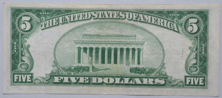 $ 5 1934 A Star Silver Certificate