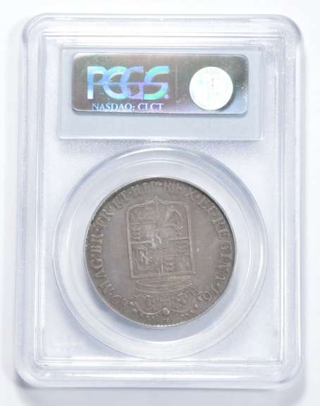 XF40 1689 Great Britain 1/2 Crown - 2nd Shield - Graded PCGS