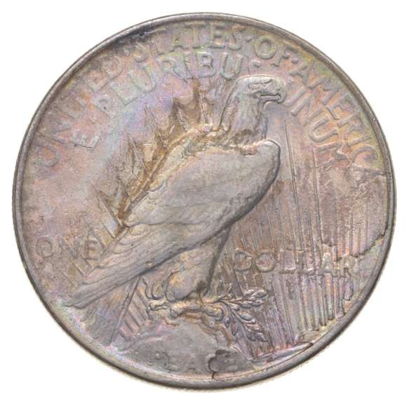 1922 Peace Silver Dollar - Interesting Color