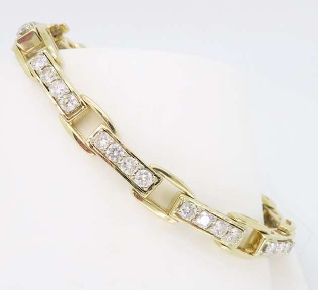 3.02ctw Diamond Link Bracelet