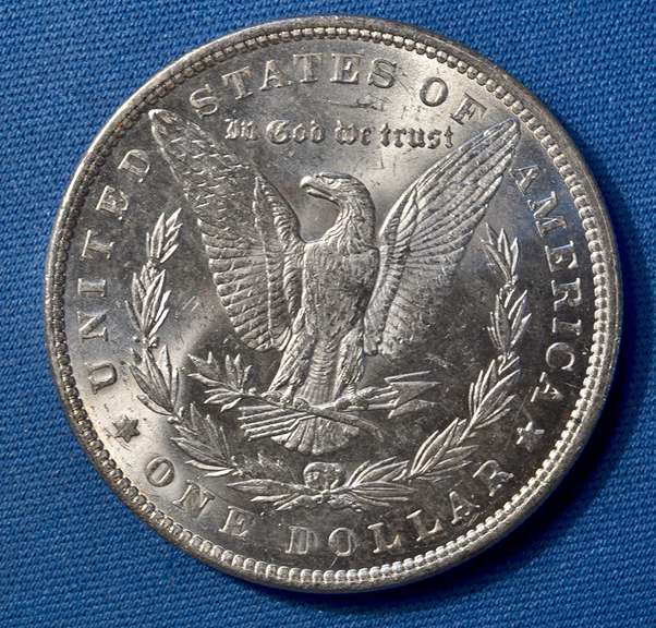 1889 B U MORGAN DOLLAR