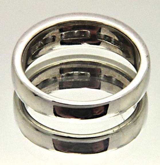 10K WHITE GOLD Gents Diamond Wedding Band
