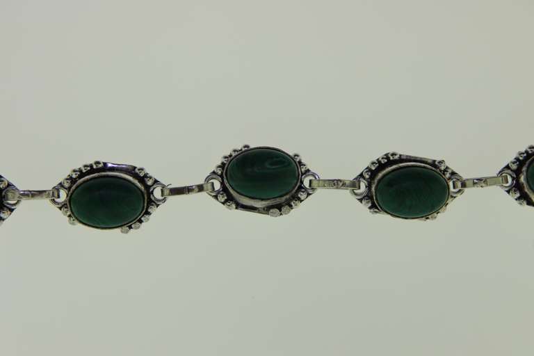 Silver-Tone Quartz Gemstone Bracelet
