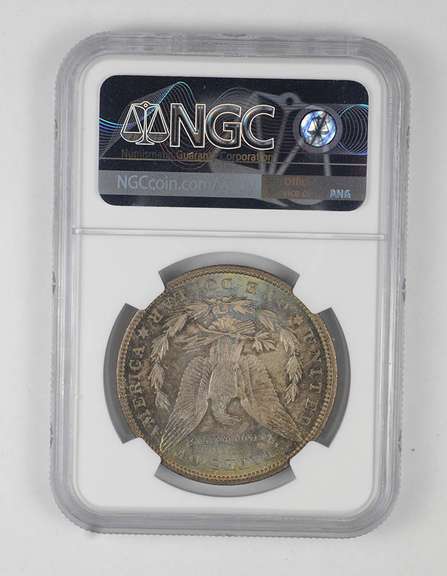MS64 1904-O Morgan Silver Dollar - Toned - Graded NGC
