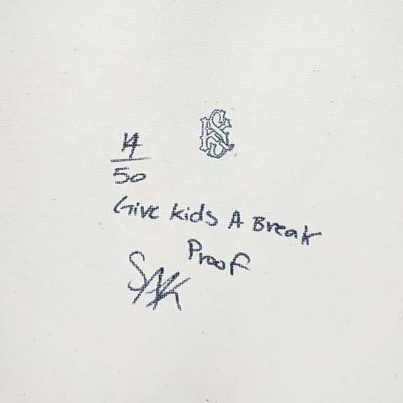 Dollar Sign by Steve Kaufman (1960-2010)