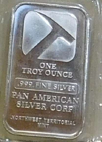 1 Oz Silver Bar PROOF - Pan American