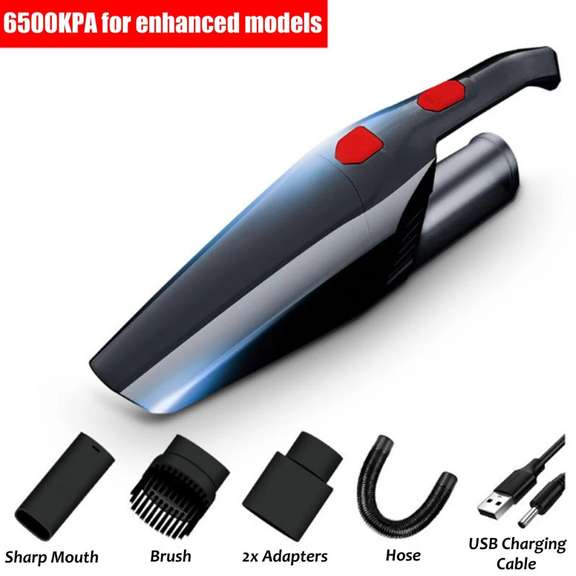 6500Pa 120W Wireless Charging Handheld Vacuum Cleaner
