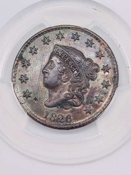 1826 Large Cent - Almost Uncirculated