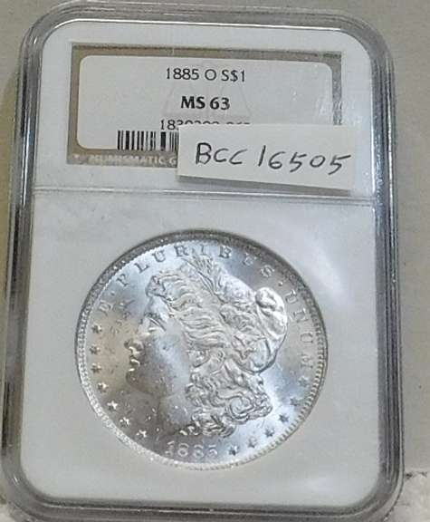 1885-O Morgan Dol NGC MS-63