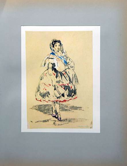 Vintage Edouard Manet, Lola de Valence
