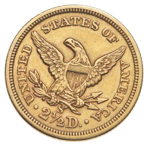 1873-S $2.50 Liberty Head Gold Quarter Eagle