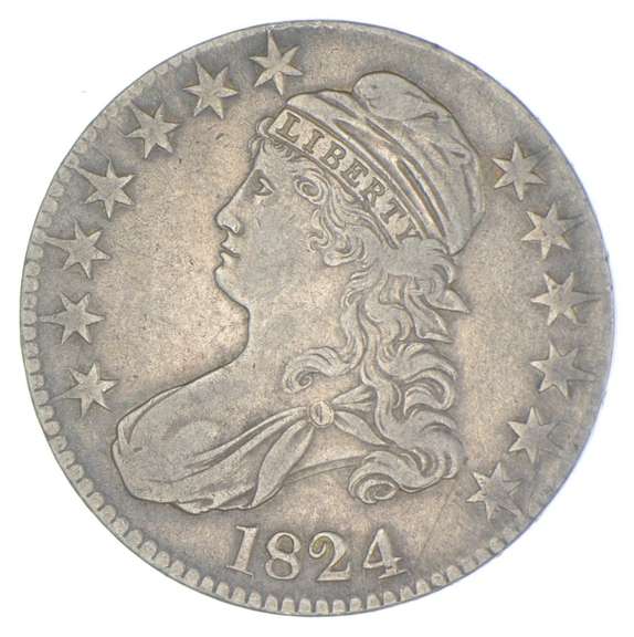 1824 Capped Bust Half Dollar