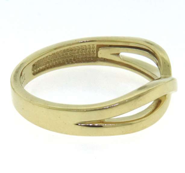 Gorgeous Yellow Gold Bypass Ring