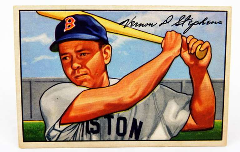 Vern Stephens, Red Sox 1952 Baseball Card