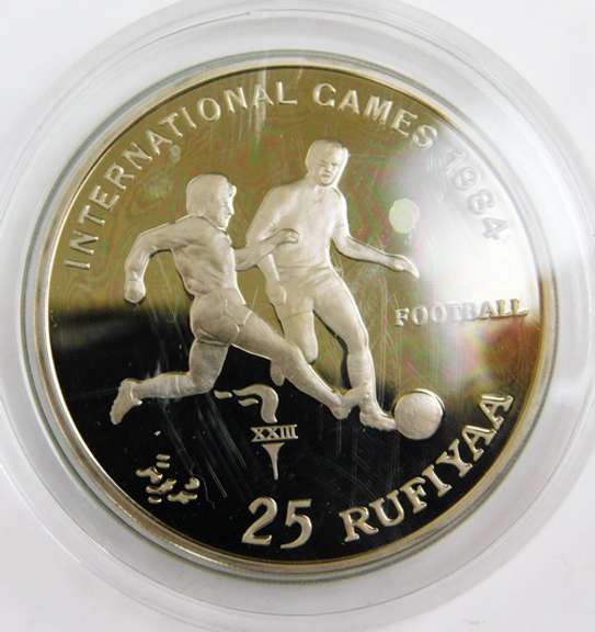 1984 International Games Football Coin