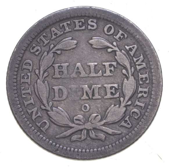 1840-O Seated Liberty Half Dime No Drapery Transitional Open Bud Rw R6