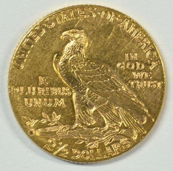 Lovely 1925-D US $2.50 Indian Gold Piece