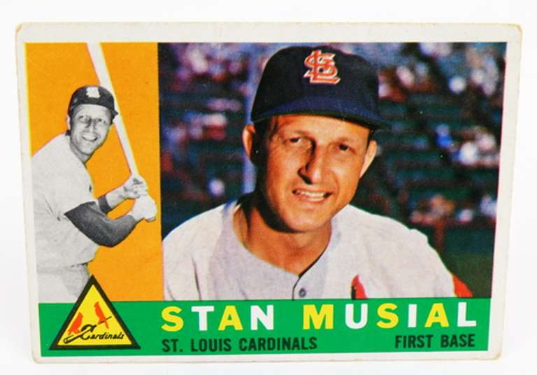 1960 Stan Musial Baseball Card