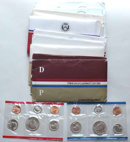 2 Each US Mint Set Lot 1990-93 1995 & 1996