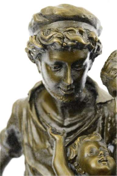 Farmers Couple in love Bronze Sculpture