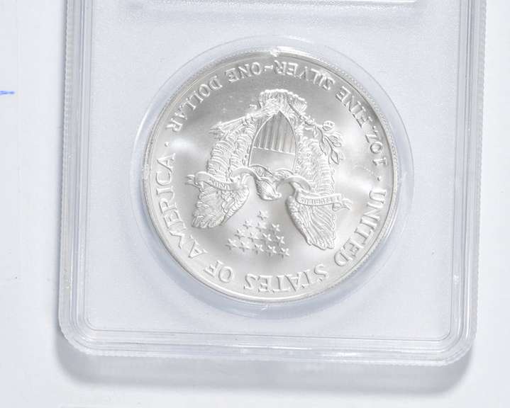 2005 American Silver Eagle - 1st Day Of Issue - .999 Fine Silver