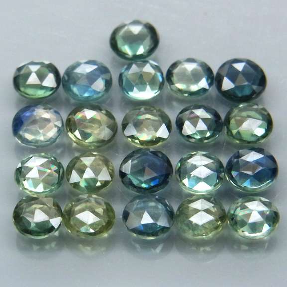 Amazing 4.35ct parcel of double cut Australian Sapphires