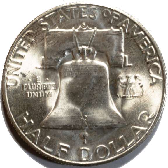 1952 S  Choice BU Key Date Franklin Half