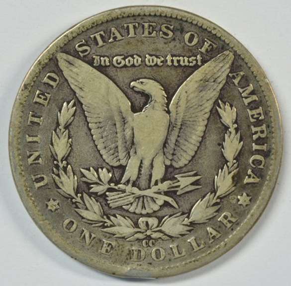 Scarce key date 1890-CC Morgan Silver Dollar
