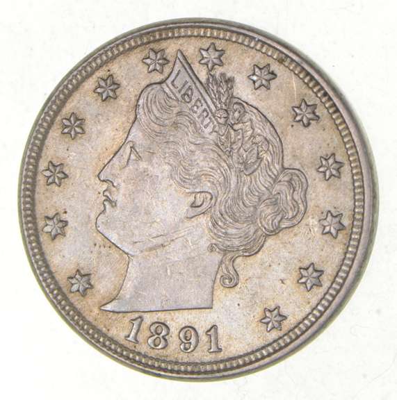 1891 Liberty V Nickel