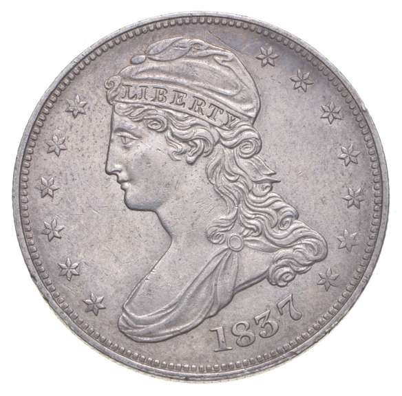 1837 Capped Bust Half Dollar