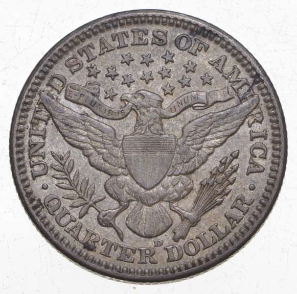 1909-D Barber Quarter