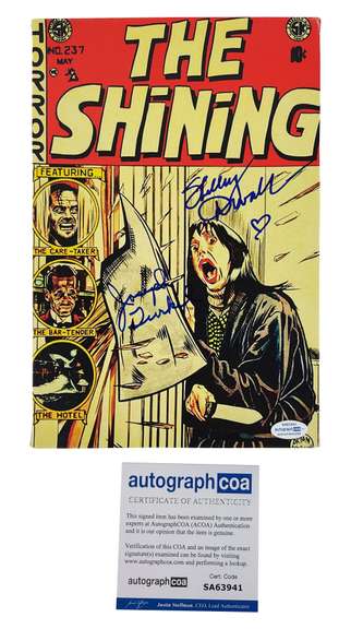 The Shining Autographed 12x18 Canvas