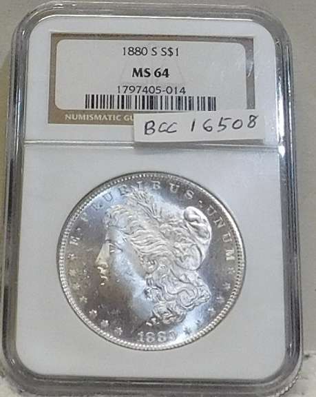 1880-S Morgan Dol NGC MS-64