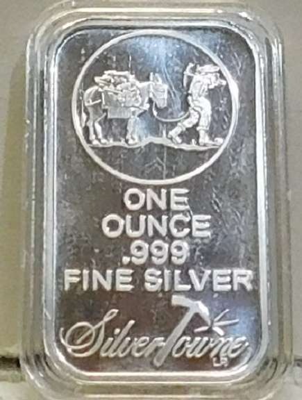1 Oz Silver Bar PROOF - Silver Towne