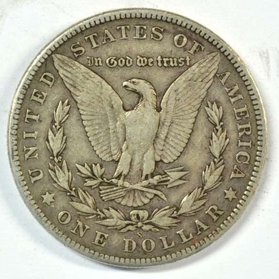 Very handsome 1904-S Morgan Silver Dollar. Key date