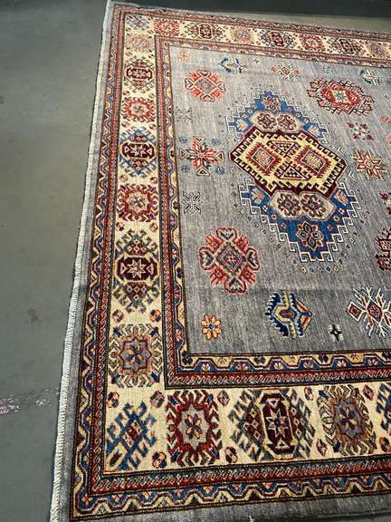 STUNNING FINE SUPER KAZAK RUG 8x10