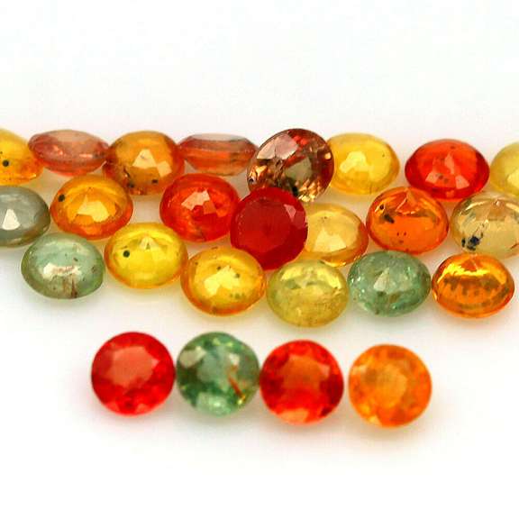 7.52ct pure Songean Sapphire set