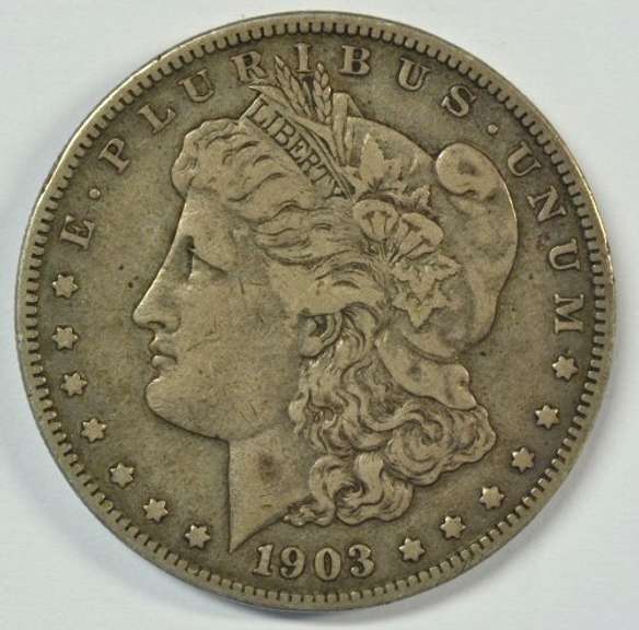 Very Scarce 1903-S Morgan Silver Dollar in XF